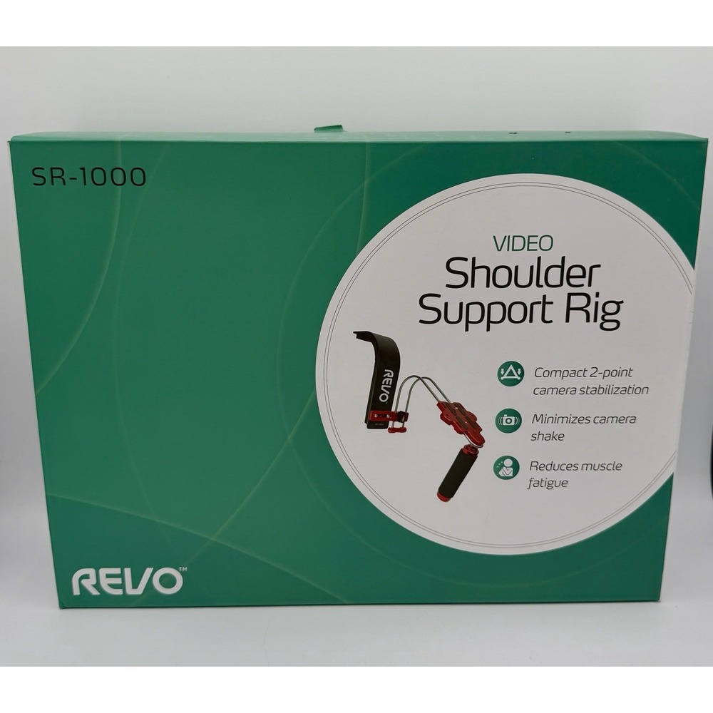 Revo SR-1000 Video Shoulder Support Rig Red NEW